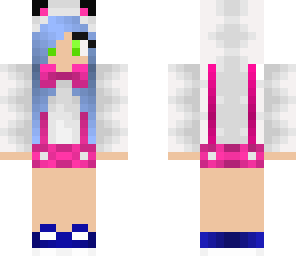 multi colored panda girl