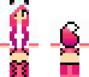pink fox girl