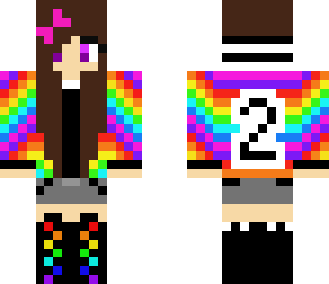 rainbow girl