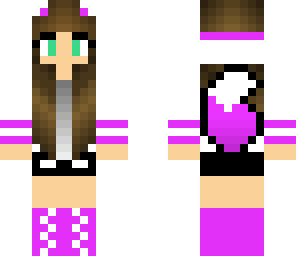 purple wolf girl
