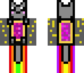 neon cat girl