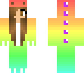 rainbow dino girl