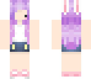 purple bunny chibi