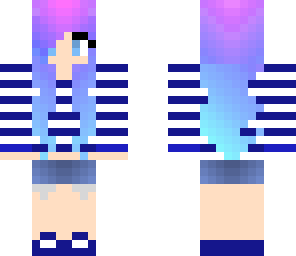 stripped sweater blue