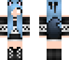 blue wolf girl