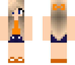 orange girl by devie
