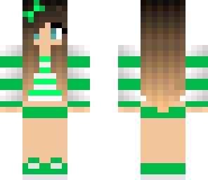 cute lil' green girl