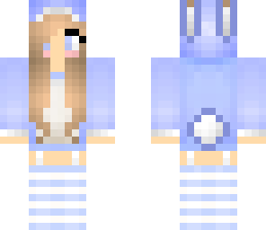 blue bunny girl