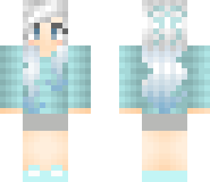 cyan girl