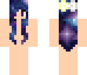 galaxy hair template
