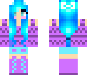 blue girl