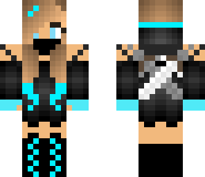 blue ninja girl
