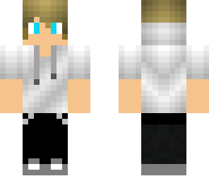 white hoodie boy