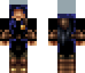 blue skin