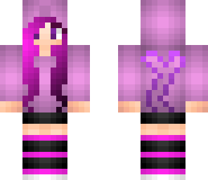 cute purple girl