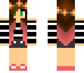 custom pink ombre girl