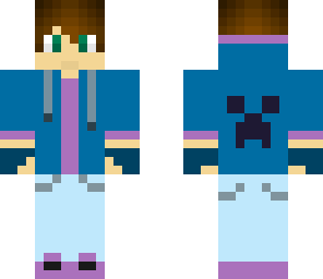 blue and purple boy