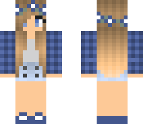 sweet blue girl