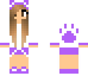 purple dog girl