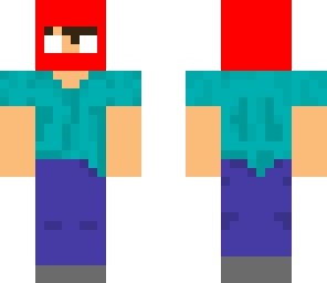 guy with red mask