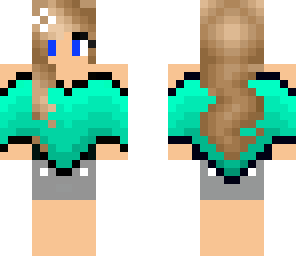 cute blue girl