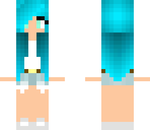 blue hair cutie