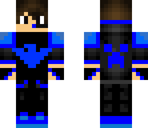 cool kid with nightwing emblem