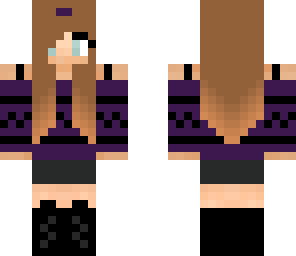 black and purple girl