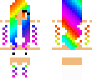 rainbow girl