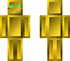solid gold robot