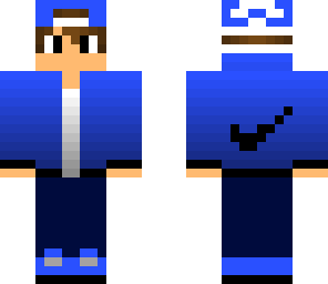 blue nike boy