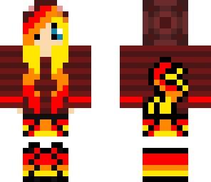 fire cat girl