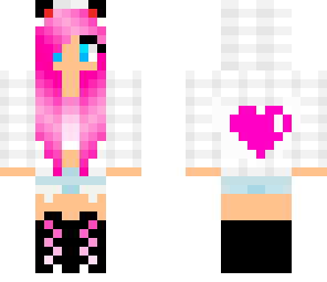 cute pink girl