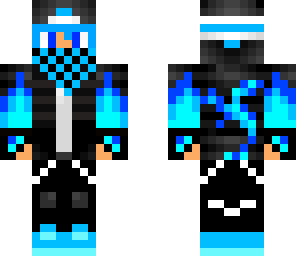 re upload cool blue flame kid