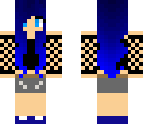 blue hair