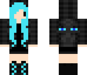 blue enderman chibi