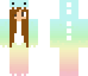 brown haired dino costume