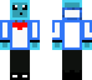 kawaii blue slime