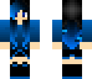 blue girl