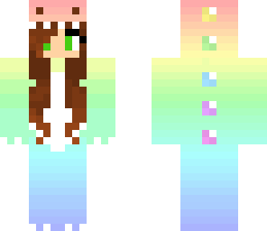 rainbow dino girl