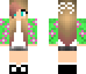 cute flower sweater girl
