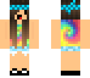 derpy tye dye girl w blue bandana