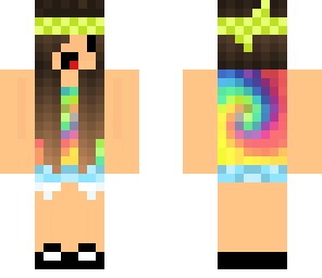 derpy tye dye girl w yellow bandana
