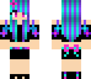 colored cute girl