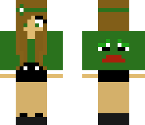 pepe the frog girl brunette edition