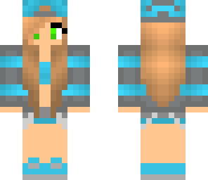 blue girl