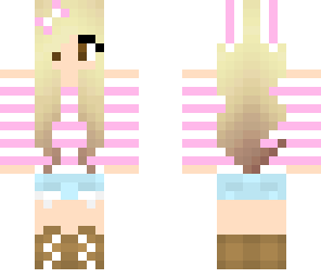 pink bunny girl