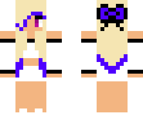 blue violet cheerleader