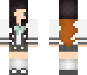 chibi girl black hair