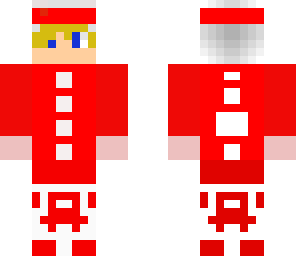 blonde christmas wolf boy